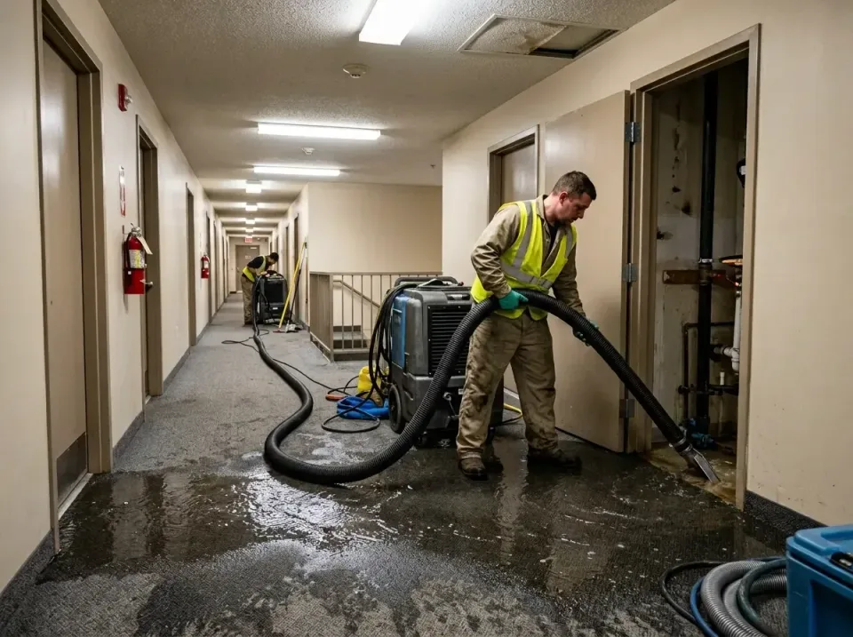 multi-unit-apartment-hallway-f-005 — frequently asked questions, Emergency Burst Pipe Water Extraction & Removal in Elyria,…